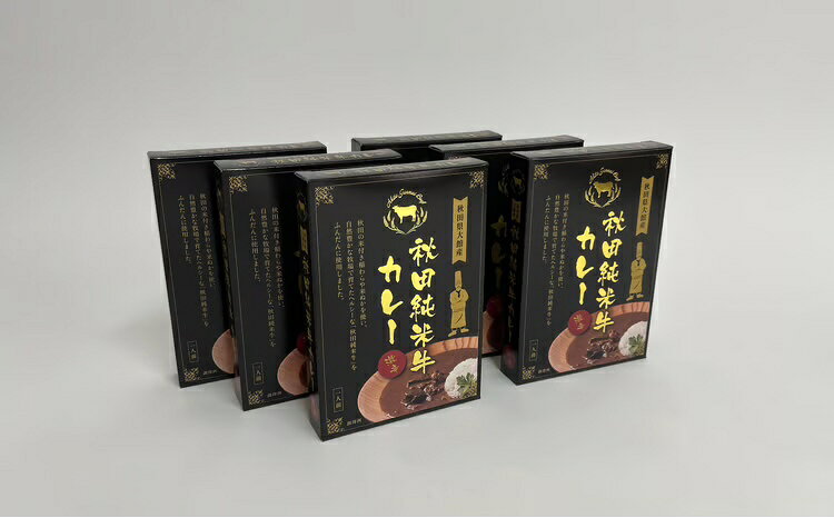 【ふるさと納税】秋田純米牛 カレー 6個入り ブランド肉 辛口 ご当地カレー 食べ比べ レトルト お手軽 贈答 秋田 東北 【125P2901】【東日本物産(株)】 f052043-odate-10001160 秋田県大館市 サンプル画像2