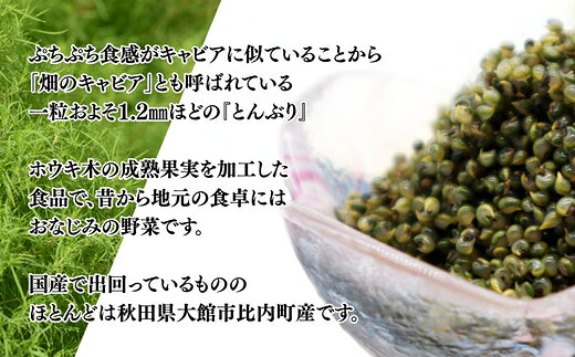 【ふるさと納税】とんぶり大地のキャビア 真空パック10袋 60P3216【(一社)秋田犬ツーリズム】
