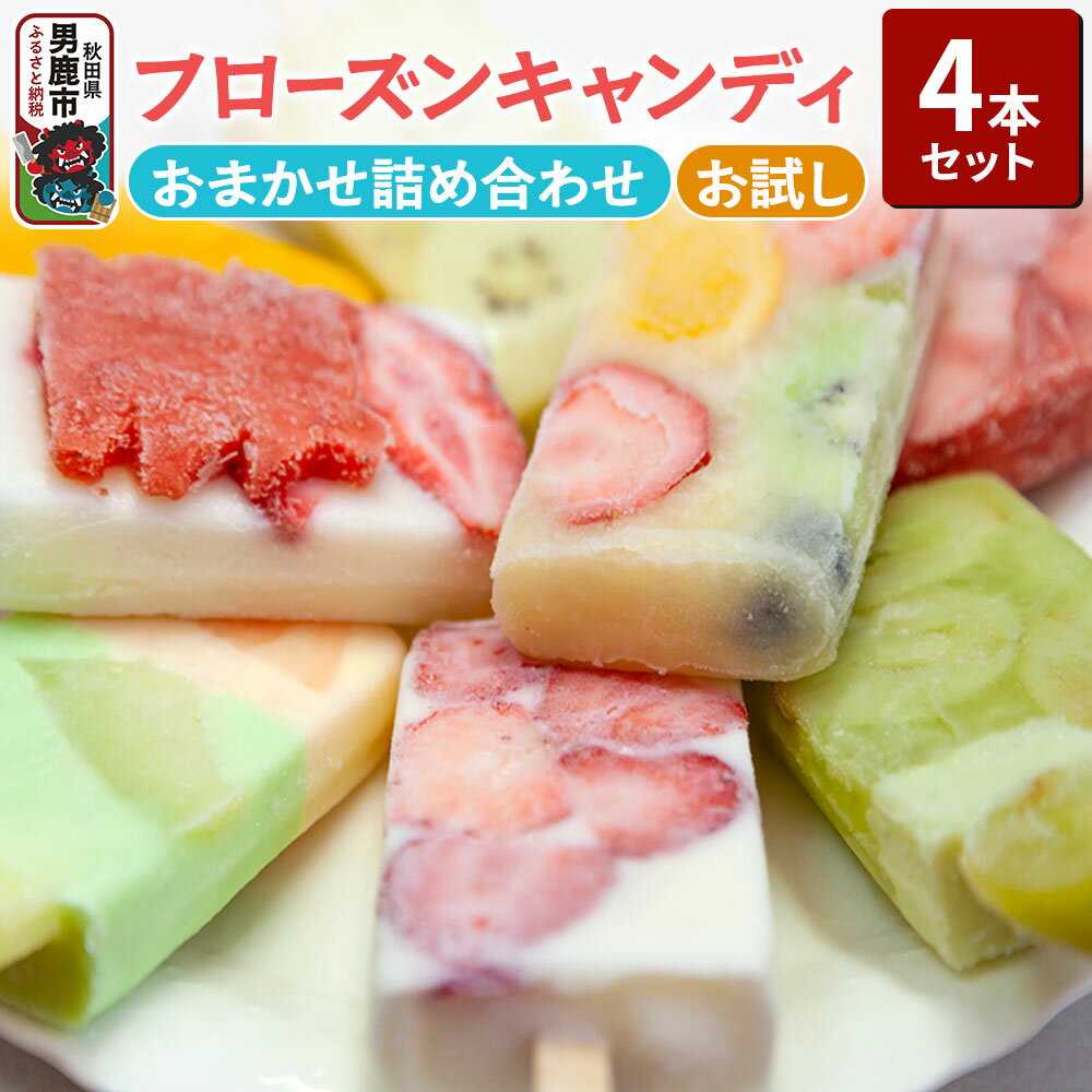 フローズンキャンディ おまかせ 4本 お試しセット ゴンタロー 秋田県 男鹿市 ゴンタロー