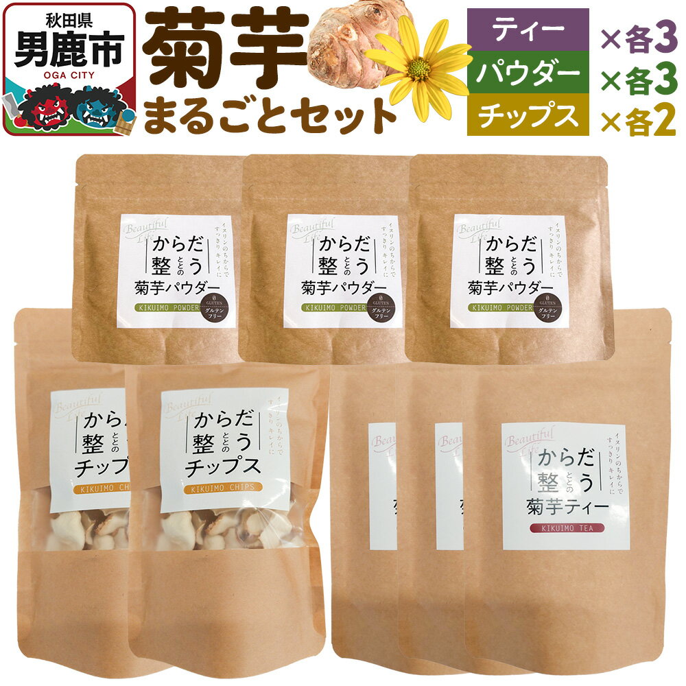 【ふるさと納税】菊芋まるごとセット<ひろまる食品工房>