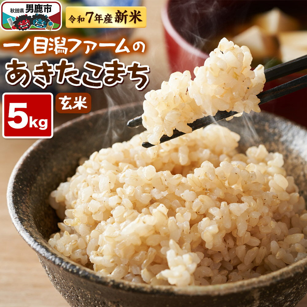 [令和7年産新米受付]「秋田県男鹿市北浦産」あきたこまち(玄米)5kg
