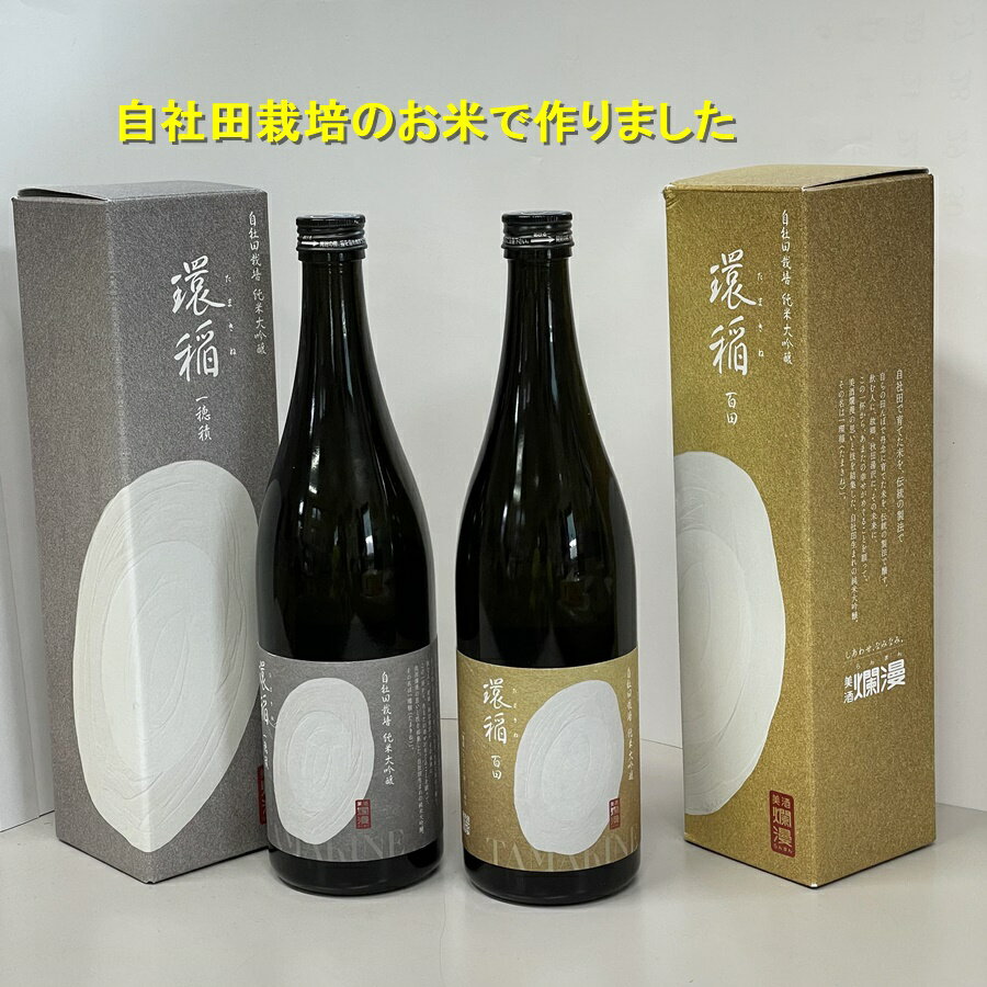 純米大吟醸 環稲2本セット（百田・一穂積）[B7-9301]