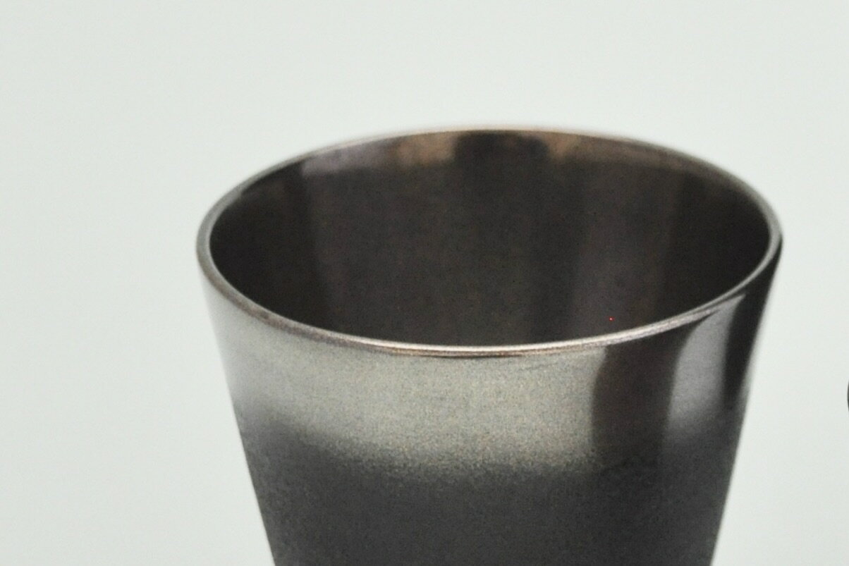 【ふるさと納税】川連漆器 銀彩ぐい呑み（小）【漆工房 攝津】[H7-6301]