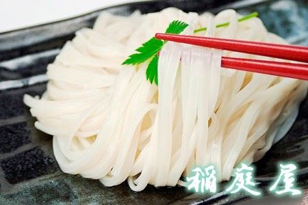 【ふるさと納税】稲庭屋いなにわうどん　めんつゆ付（ペット）手さげ[J0601]