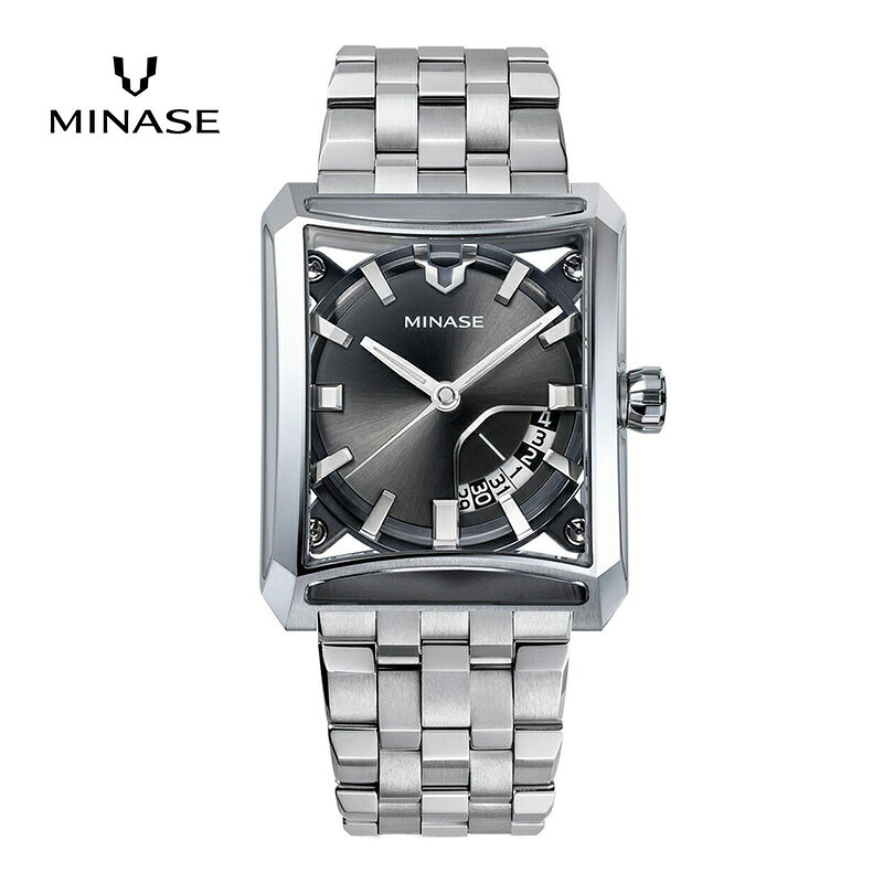 【ふるさと納税】MINASE時計 SEVEN WINDOWS ブレスレットタイプ（VM15-M01NGY-SSB）【協和精工株式会社】[F11921](2)