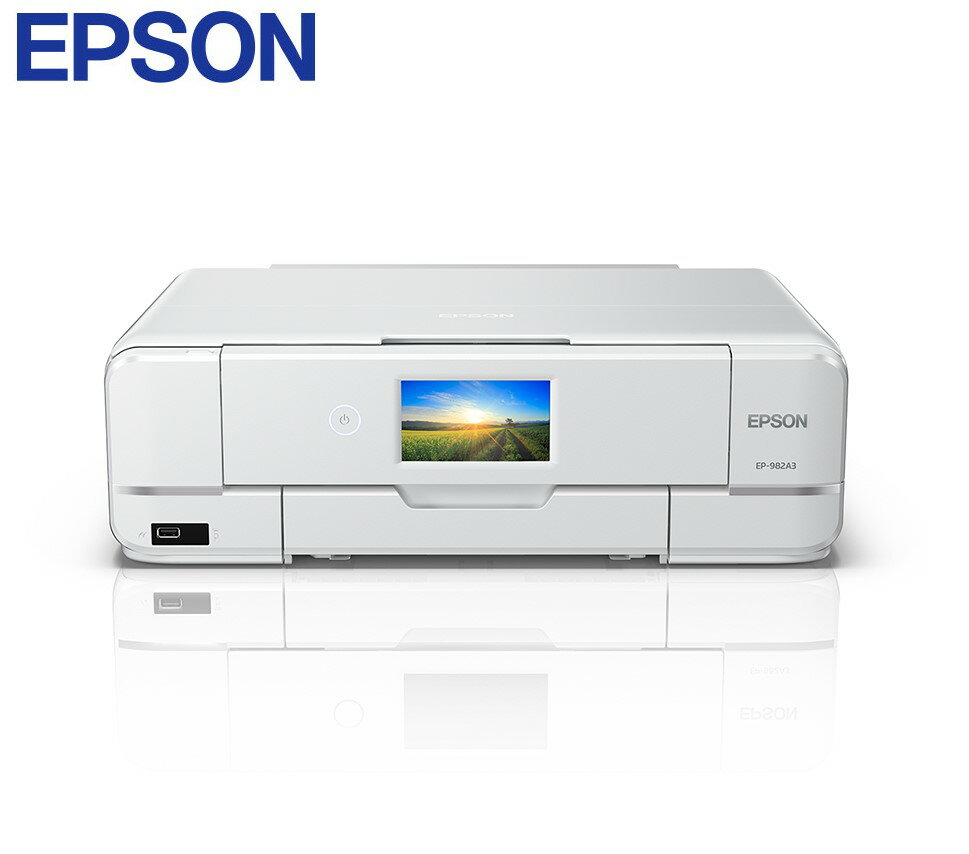 【ふるさと納税】EPSON インクジェットプリンター EP-982A3 ホワイト インクジェット複合機 インクジェット スマホ対応 エプソン ふるさと納税 プリ...