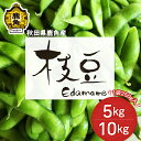 【ふるさと納税】《 先行予約 》 枝豆 5kg / 10kg 1袋250g 鹿角市産 特別栽培 えだ豆 20袋 40袋 福だるま 湯あがり娘 あきた香り五葉 あ...