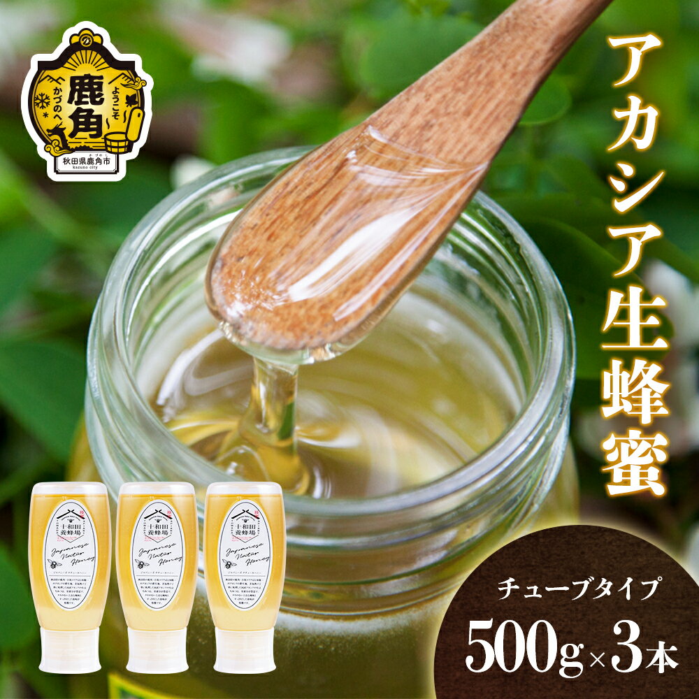 【ふるさと納税】《 先行予約 》 はちみつ アカシア 1.5kg （500g×3本）チューブタイプ 国産 100% 天...