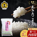 【ふるさと納税】 令和7年産 あきたこまち 精米 5kg 10kg 20kg 単品 3ヶ月 6ヶ月 米 新米 厳選一等米 ダイツネ 1袋 5kg 入り 選べる内...