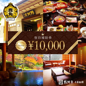 【ふるさと納税】 宿泊クーポン券 10,000円分 補助券 旅館 温泉 露天風呂 お祝い 体験 旅 旅行 家族 カップル 子供連れ 母の日 父の日 グルメ ギフト 故郷 東北 秋田 あきた 鹿角市 鹿角 送料無料 【龍門亭 千葉旅館】