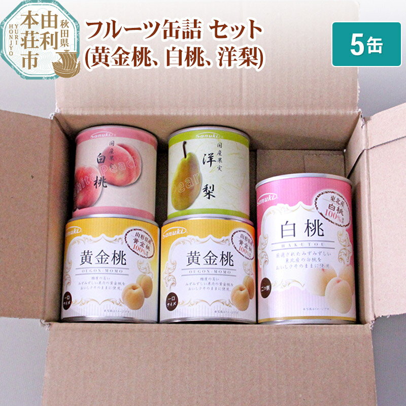 【ふるさと納税】Sanuki フルーツ缶詰 詰め合わせ 5缶