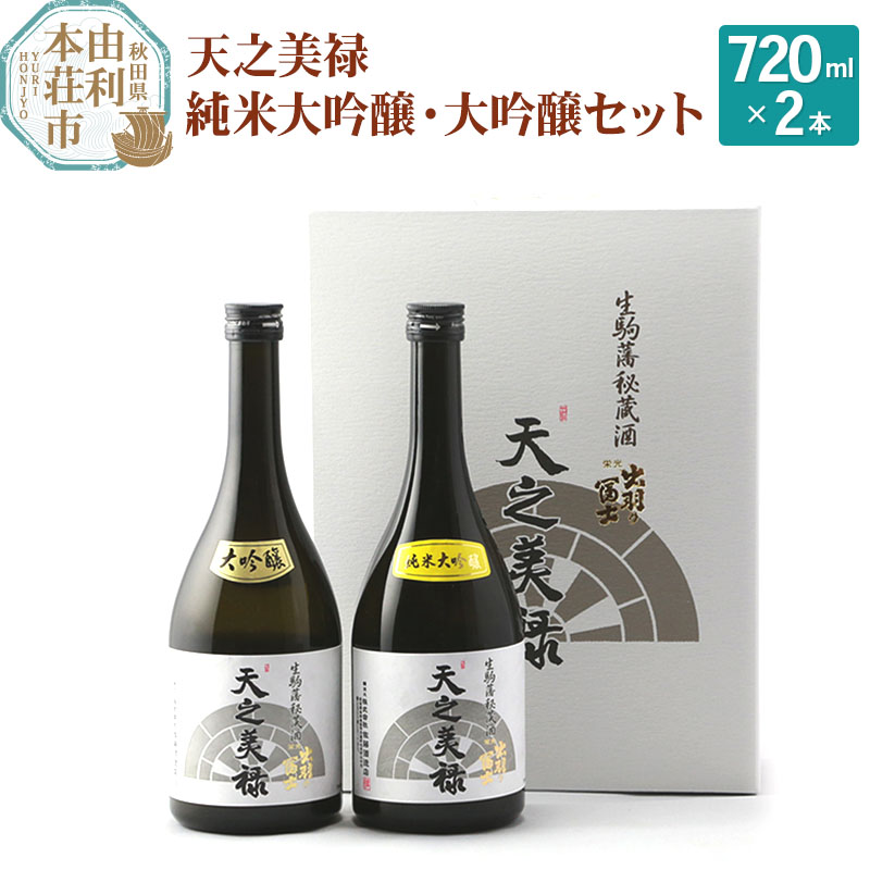 佐藤酒造店 日本酒 天之美禄 純米大吟醸・大吟醸セット 720ml×2本