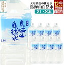 【ふるさと納税】鳥海山自然水(2L)8本×12か月連続 計96本