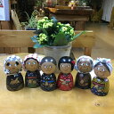 【ふるさと納税】みちのくファミリーこけし 2個セット(小) 創作こけし 工芸品 こけし オリジナル 置物 家族 木製 伝統 プレゼント 和雑貨 日本土産 インテ...