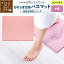 【ふるさと納税】なのらぼ足快バスマット 加賀友禅匠シリーズ コンパクト(小桜) 珪藻土(3)