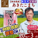 【ふるさと納税】 《定期便3ヶ月》 【無洗米】 秋田県産 あ