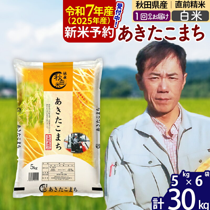 【ふるさと納税】※令和6年産 新米予約※秋田県産 あきたこま