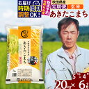 28位! 口コミ数「0件」評価「0」※令和6年産 新米予約※《定期便6ヶ月》秋田県産 あきたこまち 20kg【玄米】(5kg)2024年産 お届け周期調整可能 隔月に調整OK ･･･ 