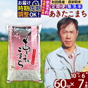 9位! 口コミ数「0件」評価「0」※令和6年産 新米予約※《定期便7ヶ月》秋田県産 あきたこまち 60kg【無洗米】(10kg袋) 2024年産 お届け周期調整可能 隔月に調･･･ 