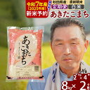 【ふるさと納税】※令和6年産 新米予約※《定期便2ヶ月》秋田県産 あきたこまち 8kg【白米】(2kg小分け袋) 2024年産 お届け周期調整可能 隔月に調整OK お米 おおもり