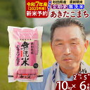 【ふるさと納税】※令和7年産 新米予約※《定期便6ヶ月》秋田県産 あきたこまち 10kg【無洗米】(2kg小分け袋) 2025年産 お届け時期選べる お届け周期調整可能 隔月に調整OK お米 おおもり