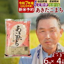 【ふるさと納税】※令和7年産 新米予約※《定期便4ヶ月》秋田県産 あきたこまち 6kg【7分づき】(2kg小分け袋) 2025年産 お届け時期選べる お届け周期調整可能 隔月に調整OK お米 おおもり
