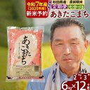 【ふるさと納税】※令和7年産 新米予約※《定期便12ヶ月》秋田県産 あきたこまち 6kg【7分づき】(2kg小分け袋) 2025年産 お届け時期選べる お届け周期調整可能 隔月に調整OK お米 おおもり