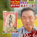 【ふるさと納税】※令和7年産 新米予約※《定期便6ヶ月》秋田県産 あきたこまち 10kg【7分づき】(2kg小分け袋) 2025年産 お届け時期選べる お届け周期調整可能 隔月に調整OK お米 おおもり