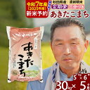【ふるさと納税】※令和7年産 新米予約※《定期便5ヶ月》秋田県産 あきたこまち 30kg【3分づき】(5kg小分け袋) 2025年産 お届け時期選べる お届け周期調整可能 隔月に調整OK お米 おおもり