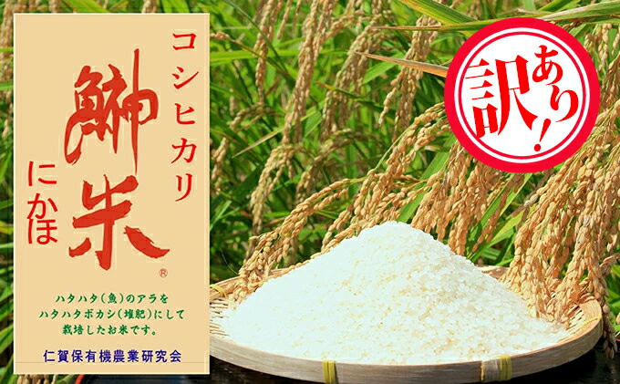 【ふるさと納税】訳アリ！数量限定！令和3年 鰰米 コシヒカリ にかほ 5kg(精米 訳あり)　【お米 米 サブスク】