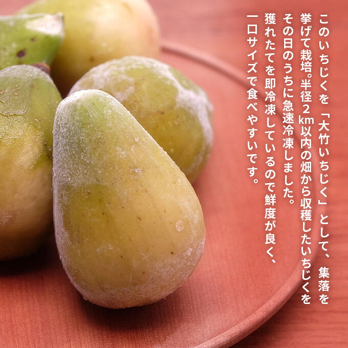 【ふるさと納税】フルーツ 冷凍 フローズン 6kg 1kg×6袋 いちじく 果物詰合せ 無花果 急速冷凍 ジャム スムージー 調理 加工用 熟す前 秋田県にかほ市 f052141-nikaho-10001186 秋田県にかほ市 サンプル画像3