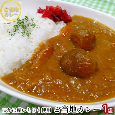 ご当地カレー[ダイニングぶなの森オリジナル]にかほ名産 フルーティーないちじくのカレー(レトルト)220g×1個 [加工食品 惣菜 レトルト お肉 牛肉 カレー いちじくカレー レトルトカレー]