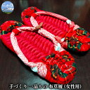【ふるさと納税】手づくりの一品もの 布草履(女性用) 織物 ファッション 布 レディース 内履き 一品物 濯機 洗える 履物 約24cm