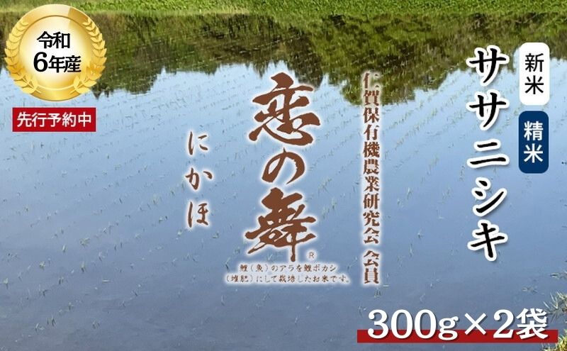 【ふるさと納税】令和4年 特別栽培米 恋の舞 ササニシキ 2合×2袋（300g×2袋...