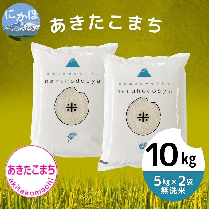 [令和5年産][無洗米]あきたこまち5kg×2 [米 精米 白米 ご飯 節水 環境 つや 粘り 甘味 美味しい 人気 安心 安全 ] お届け:11月中旬〜発送