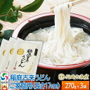 【ふるさと納税】稲庭古来うどん ご家庭用 270g × 3袋