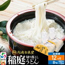 【ふるさと納税】《定期便12ヶ月》稲庭古来堂 切り落とし 稲庭うどん(中)800g×10袋を12回お届け 計96kg 伝統製法認定 稲庭古来うどん
