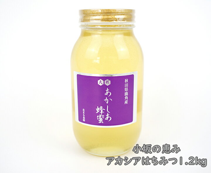 【ふるさと納税】小坂の恵み(アカシアはちみつ1.2kg)