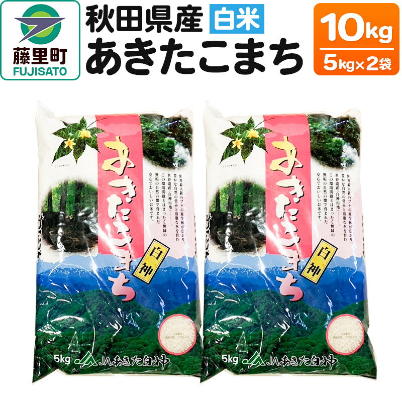 令和5年度産 秋田県産 あきたこまち【白米10kg】5kg×2袋