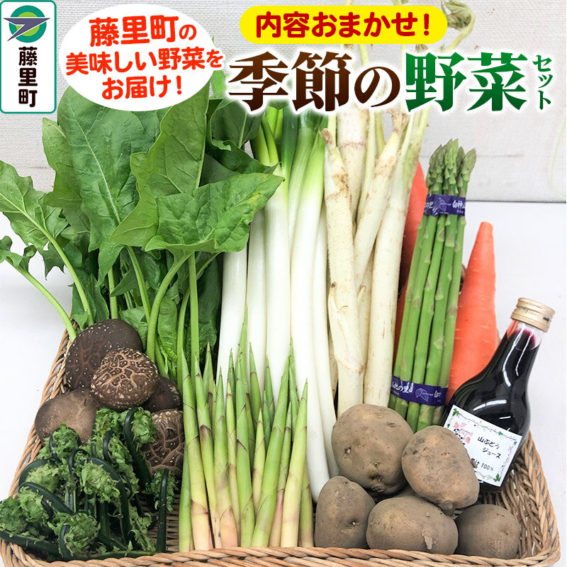 【ふるさと納税】季節 の 野菜 セット (内容お任せ)【8月より発送開始】秋田県 藤里町