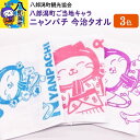 【ふるさと納税】八郎潟町ご当地キャラ ニャンパチ 今治タオル