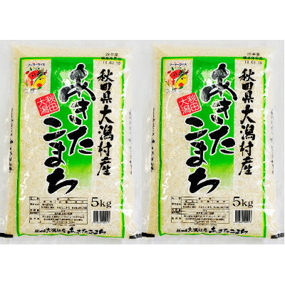 先行受付【令和4年産】大潟村産あきたこまち 10kg(5kg×2) 大潟村CE公社【1230860】