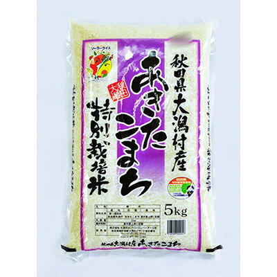 【ふるさと納税】【毎月定期便】あきたこまち特別栽培精米5kg全3回【配送不可地域：離島・沖縄県】【4...