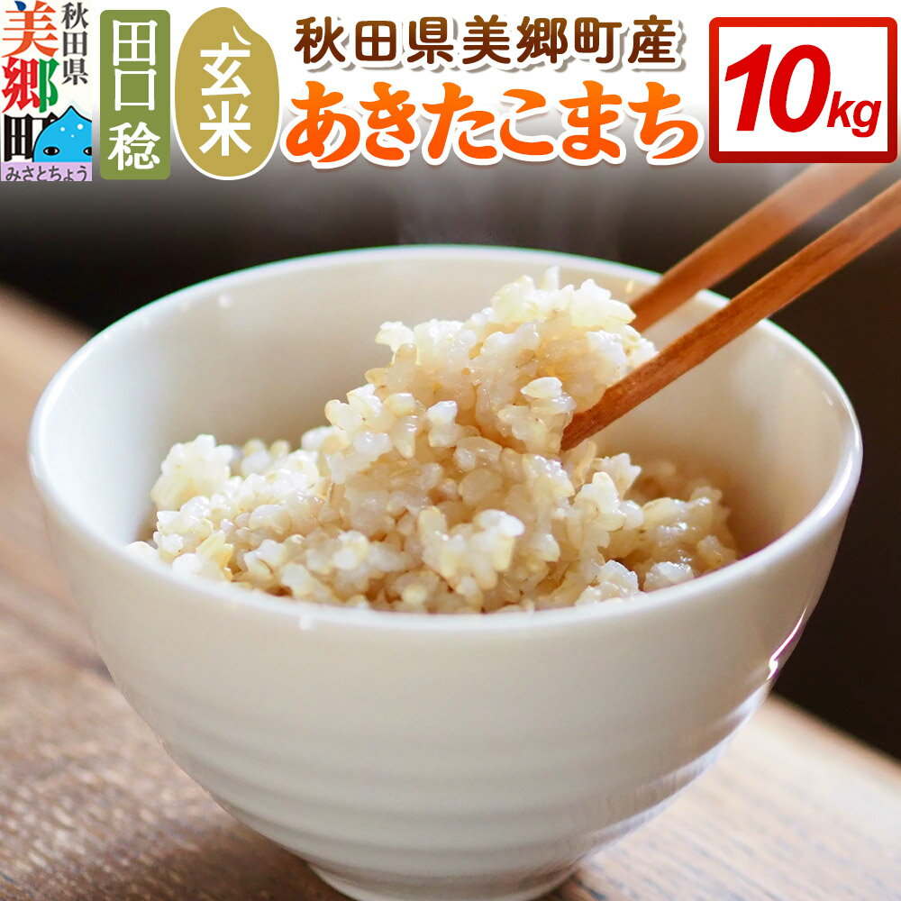 秋田県 美郷町産 あきたこまち 令和7年産[玄米]10kg 米 お米 こめ ブランド米 食卓 おにぎり
