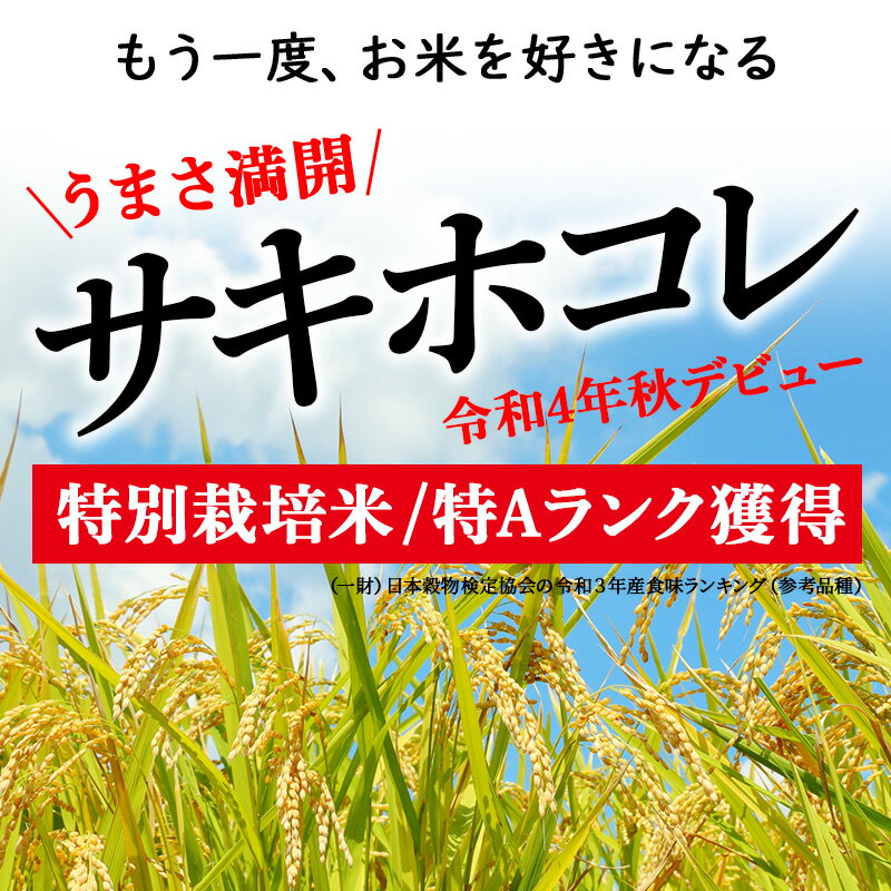 【ふるさと納税】《定期便2ヶ月》令和5年産 サキホコレ特別栽培米10kg（2kg×5袋）【白米】秋田の新ブランド米 秋田県産 お米