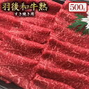 【ふるさと納税】「羽後和牛」の生みの親 「羽後和牛 熟」ウデすき焼き用500g すきやき スキヤキ