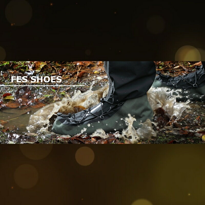 【ふるさと納税】FES SHOES Fezaria オーバーシューズ 防水 アウトドア 秋田県 羽後町 ファッション 靴 カバー 野外フェス 雨 持ち運び コンパクト