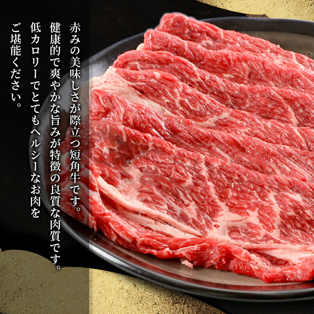 【ふるさと納税】【楽天限定受付】短角牛 すき焼き用（500g）
