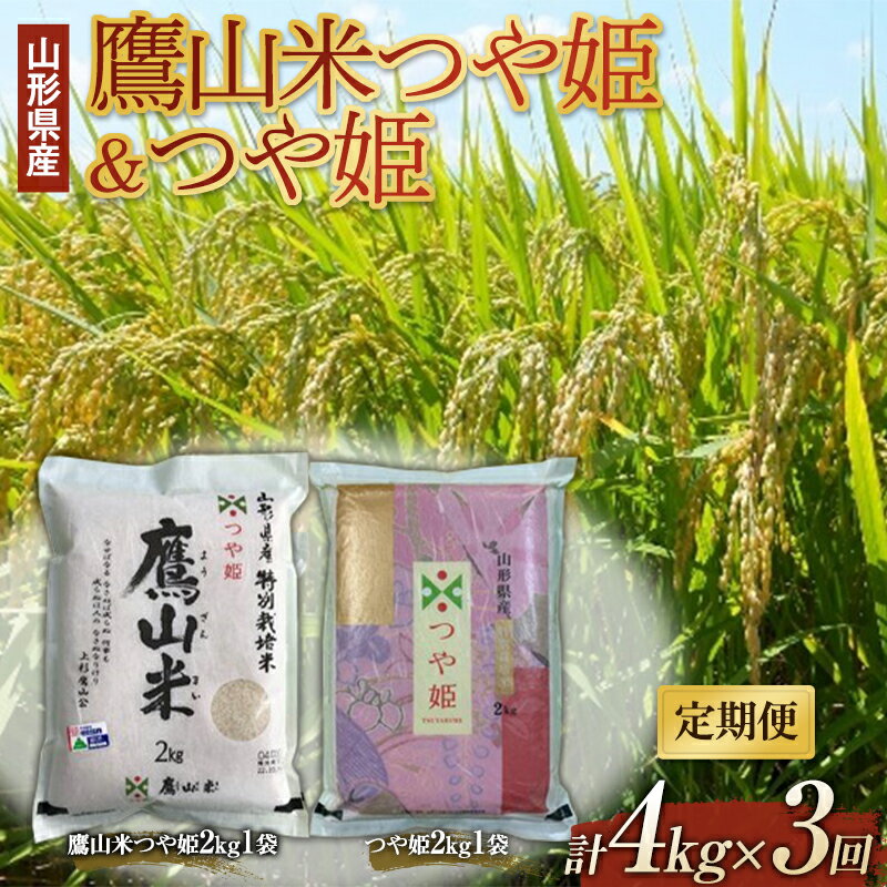 【ふるさと納税】山形県産 鷹山米つや姫2kg つや姫 2kgセット 《3ヶ月定期便》 米 お米 ブランド米 銘柄米 備蓄 日本米 コメ ごはん ご飯 食品 山形県 F2Y-3358のサムネイル