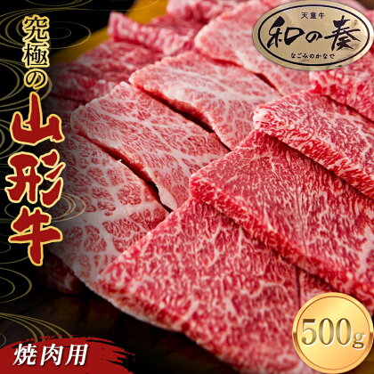 究極の山形牛「和の奏」焼肉用 500g F2Y-3704